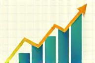 Graph showing positive financial trend.
